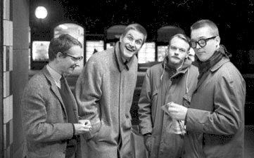 From Right: Bernt Rosengren, Goran Freese and Lasse Larsson 1964.
